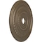 Ekena Millwork Cole Ceiling Medallion (Fits Canopies up to 9 1/8"), 25 3/8"OD x 3 3/8"ID x 1 3/8"P, Warm Silver CM25COWSS - alternate 5